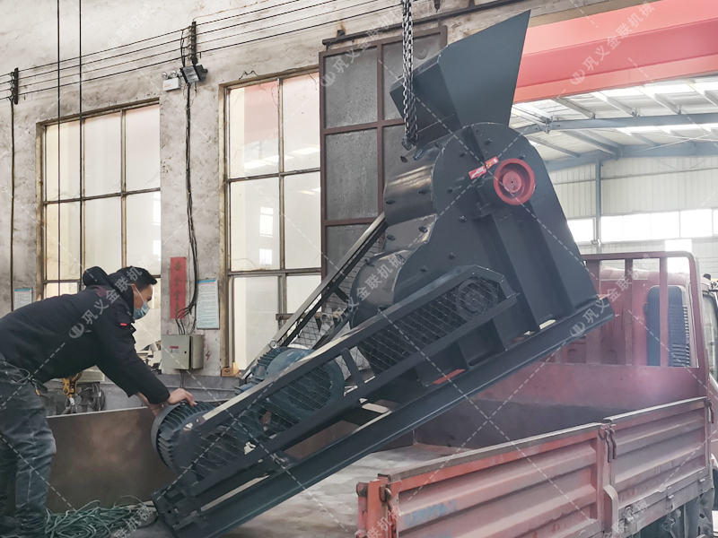 小型雙級(jí)破碎機(jī)發(fā)貨圖片_發(fā)往安徽黃山_粉碎污泥