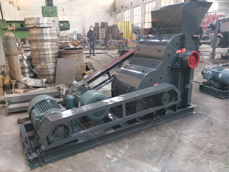小型雙級(jí)粉碎機(jī)發(fā)貨圖片_發(fā)往山西忻州_破碎煤和煤泥